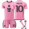 2425 Miami Home and Away No. 10 Messi 9 Siya Jerseys Men's and Women's Adults Children's Cross-border Football Jerseys Wholesale