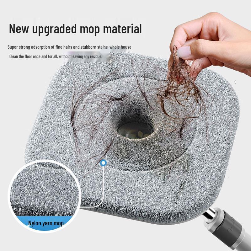 Meitianle Lazy Spin Mop with Clean/Dirty Water Separation - Ideal New Year Gift