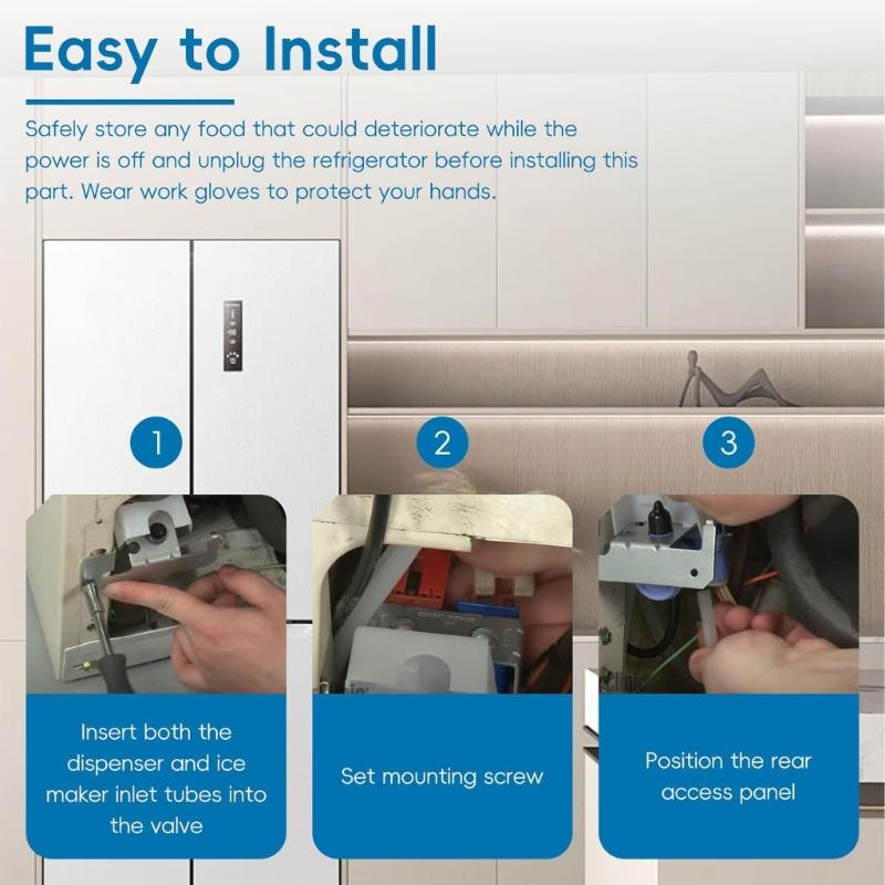 Replacement Water Dispenser Part for Fridge Compatibility with Various Models Robust Construction Easy Installation