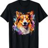 Icelandic Sheepdog Portrait _ Portrait Artwork T-Shirt