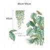 Adhesive Monstera 2pcs Tropical Leaf Wall Sticker Living Room Background