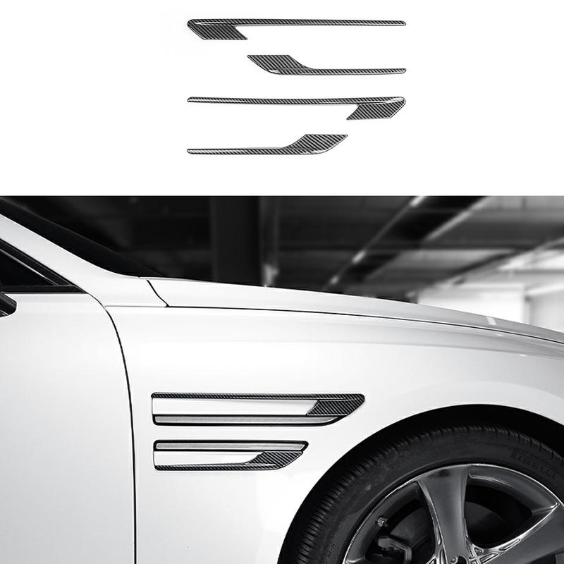 Exterior Carbon Fiber Black Auto Body Side Panels Fender Trim Cover For Genesis G80 RG3 -2024 Accessories