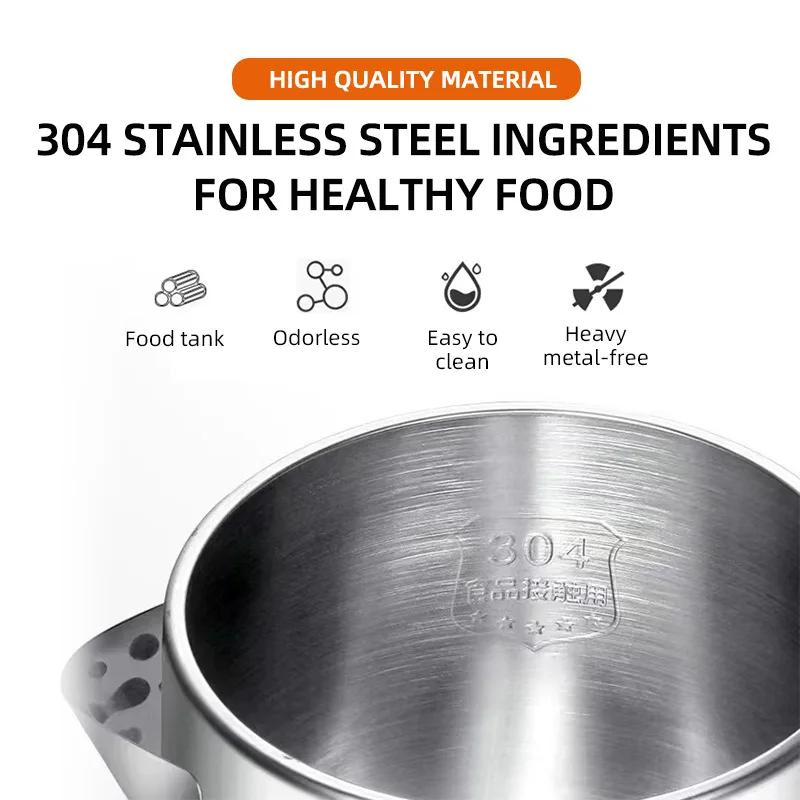 Water Boiling Kettle Double Layered Anti Scalding Kettle 110V/220V Kettle Electric Stainless Steel/Glass And 1L/2L Available