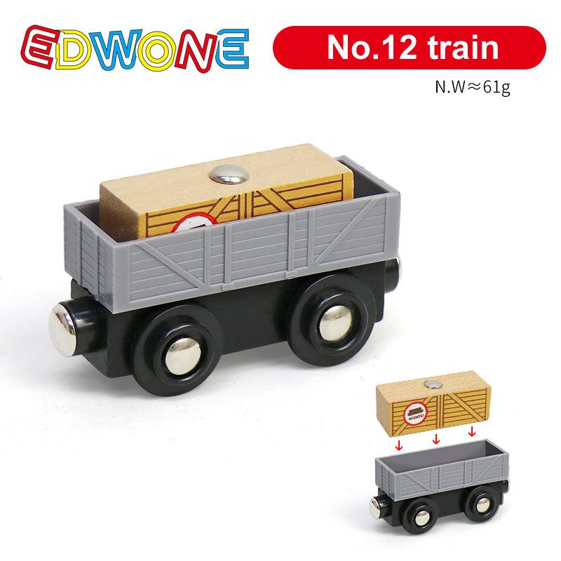 1pcs Magnetic Train Toys Wooden Train Locomotive Car Truck Railway Accessories Fit for Wooden Tracks Toys for Kids Gifts