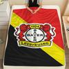 Bayer Leverkusen Printed Flannel Blanket, soft throw for bedroom sofa, washable, fan merchandise, great gift.