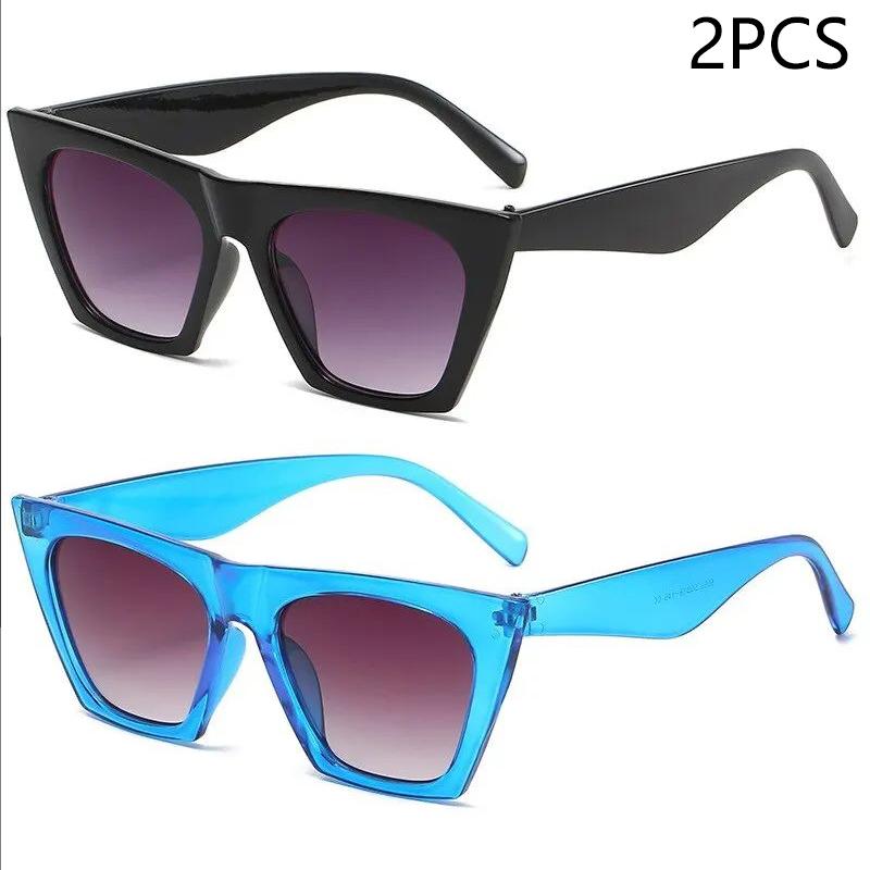 Large Frame Diamond-set Sunglasses Women's Anti-ultraviolet Glasses One-piece Sunglasses Rhinestone Glasses 5-1