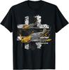 Messerschmitt Bf 109 Aircraft History TEE Shirt Made in the USA Size S to XL
