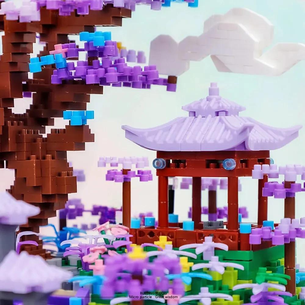 TOYLINX 4574 delar Kinesisk mytologi Guanghanpalat Modell Byggklossar Set DIY Leksaker för Barn Födelsedag Helg Specialgåvor
