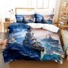 3D World Of Warships Bedding Sets Duvet Cover Set With Pillowcase Twin Full Queen King Bedclothes Bed Linen