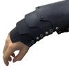 4-lagige Ritter-Handschuhe Mittelalterliche Armschienen Renaissance-Kostüm PU-Armschienen