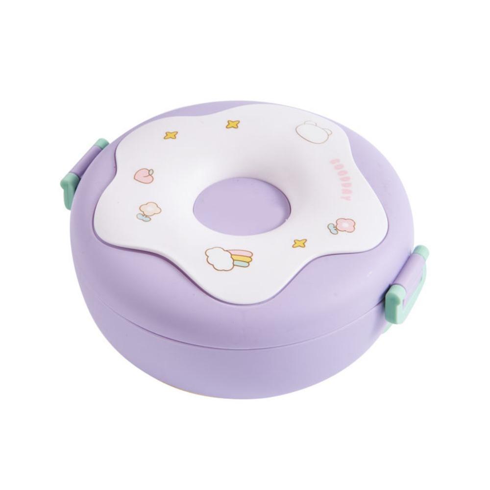 Plastic Lunch Storage Container 1000ml Thermal Lunch Box Practical Food Container  For Travel