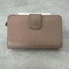 Used PRADA Saffiano Leather Bi-fold Wallet Beige