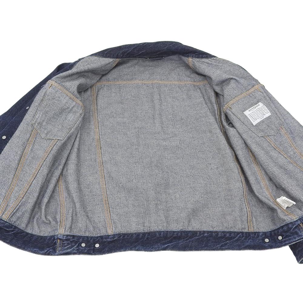 KAPTAIN SUNSHINE 13.5oz Selvedge Denim 2-Piece Trucker Jacket, Men's, Indigo, Size 38, KS22SJK09 Jacket 38 IndigoUsed