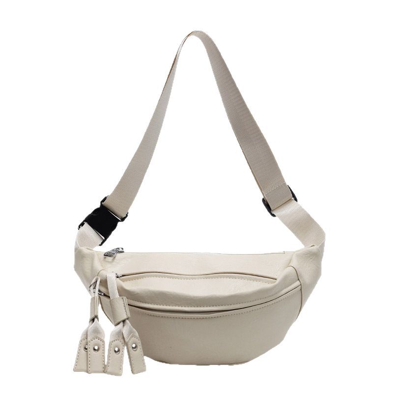 Fashion leisure sports small bag women's 2025 spring and summer new breast bag versatile going out commuting shoulder messenger bag