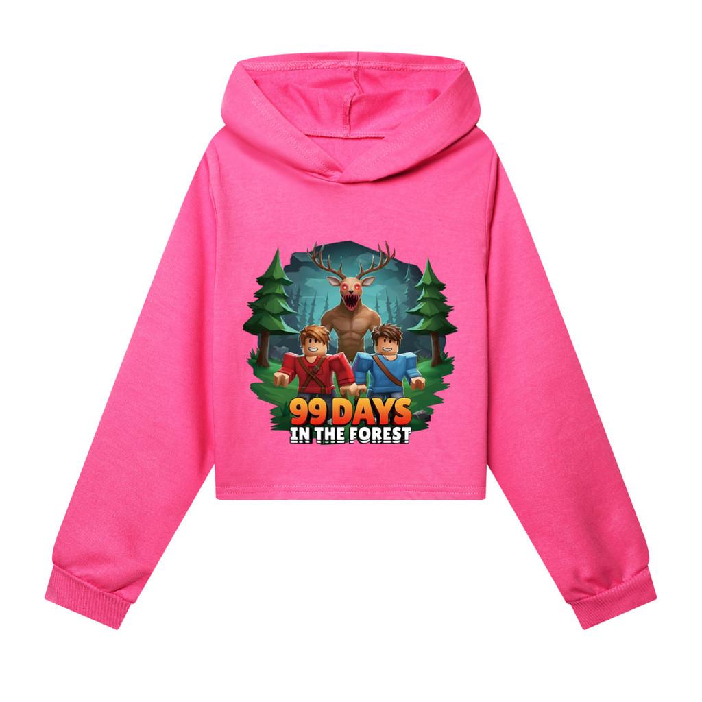 

Детские Девочки 99 Ночей в Лесу Принт Повседневный Толстовка с Длинными Рукавами и Капюшоном Топ 170cm розы красного