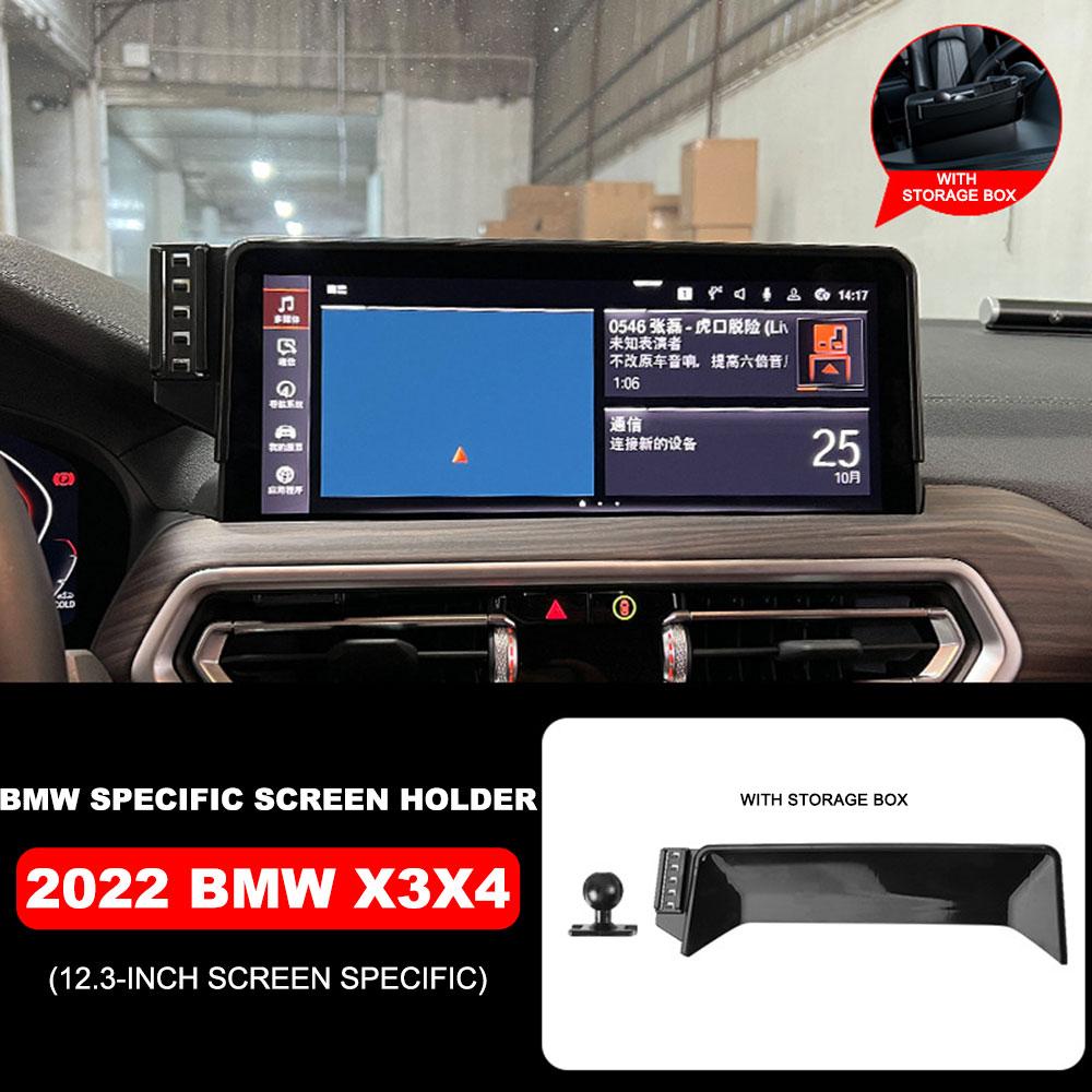 Für BMW X1/X2/X3/X4/X5/X6/X7/1/3/4/5/6/7 Serie Auto Handyhalterung Zentralsteuerung Feste Halterung Navigationsbildschirm Halterung