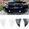Halloween Car Vampire Fangs 2pcs 3D Printed Teeth Decor Front Grille License Plate Bumper Accessory Waterproof Auto Decoration