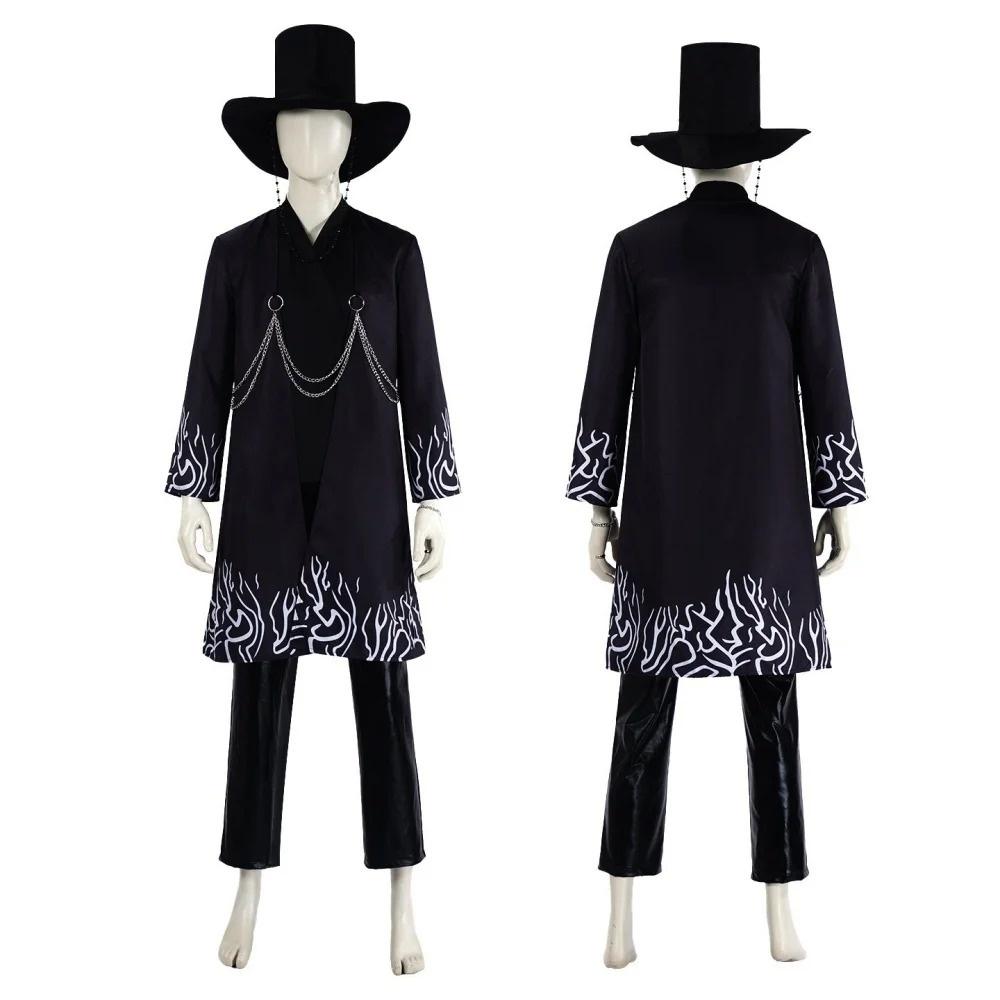 Anime Movie Demon Hunters KPOP Saja Boys Jinu Cosplay Costume Hat Your Idol Outfit Men Halloween Party Costumes