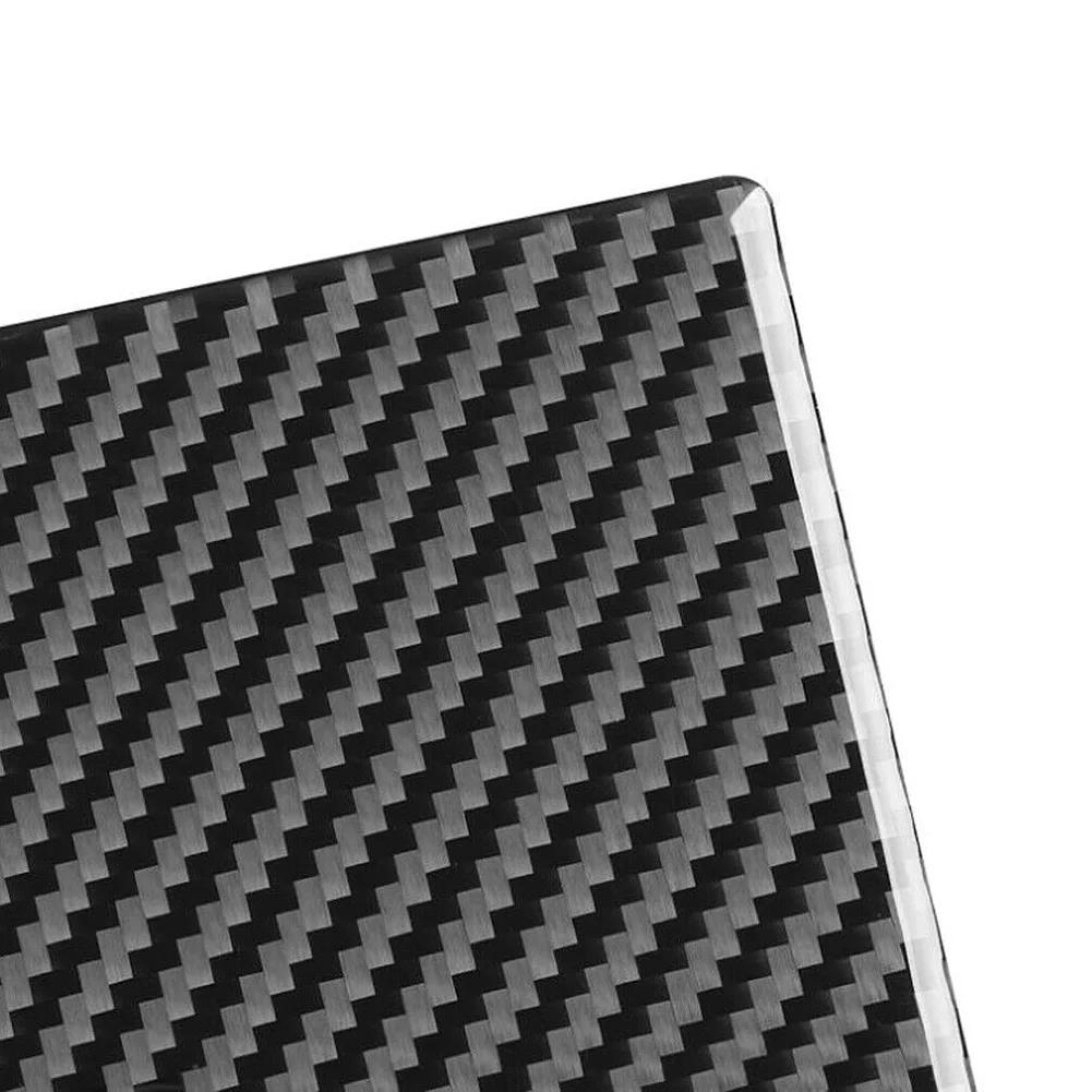 Dla Nissan Sentra 2013-2019 Osłona panelu zmiany biegów Wymienna osłona konsoli środkowej z włókna węglowego z winylu Osłona dźwigni zmiany biegów