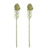 2Pcs Soft Plastic Artificial Artichoke Fruit Fake Simulation Artichoke Flower  Balcony