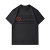 Men's 100% Cotton Crew Neck Short Sleeve T-Shirt, No Smoking Civility Morality Slogan Print Casual Comfortable Breathable Daily Wear Fashion Summer Lo