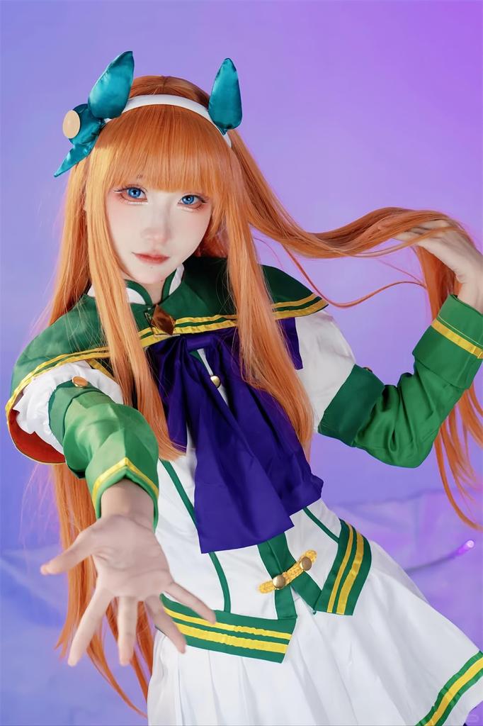 Uma Musume Cosplay Silence Suzuka Cosplay Silent Innocence Cosplay Uma Musume Cosplay Costume Costume for Events Halloween Costume School Festivals
