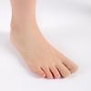 Breathable Toe Protector: Single Hole SEBS Sleeve with Adhesive & Cloth, Closed End, Bunion Separator.