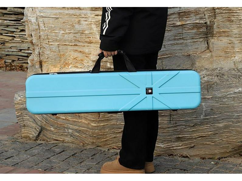 Lightweight Waterproof Hard Shell Fishing Rod Bag for Ice, Raft, and Sea Fishing - Multiple Sizes Available