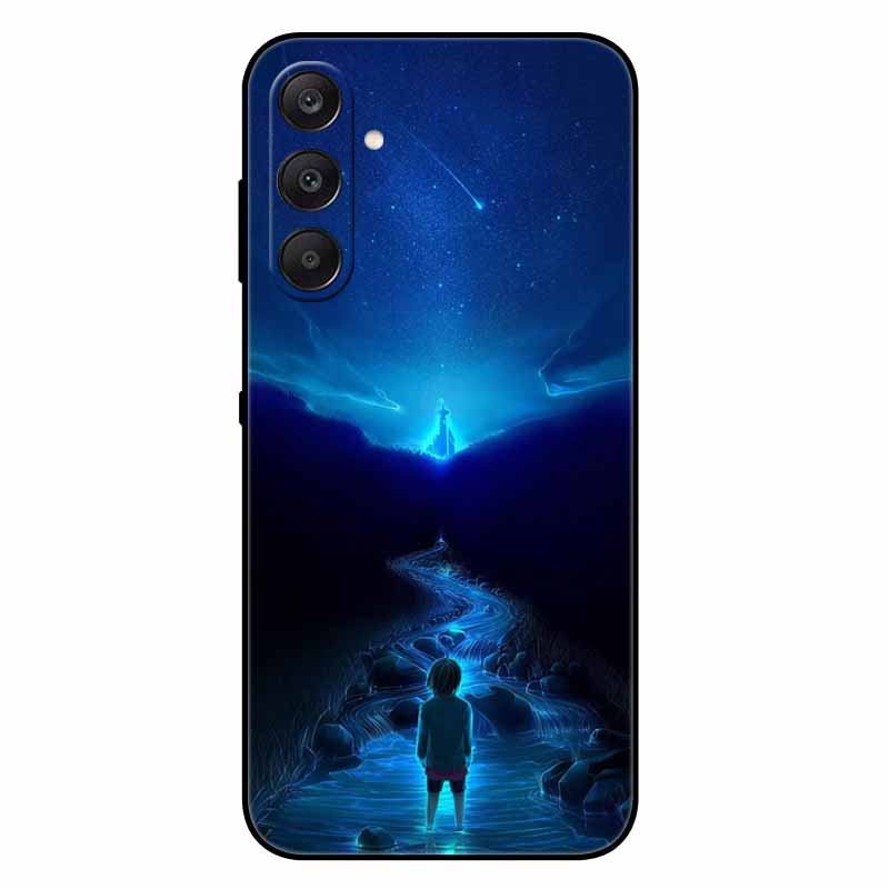 For SAMSUNG A17 5G Case TPU Soft Silicone Cover Space Wolf Shockproof Cover For Samsung GalaxyA17 5G Coque Cartoon Bumper A17 5G