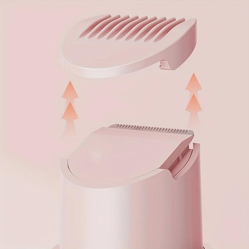 Dual-Head 2-in-1 Women's Electric Shaver - Wet/Dry Use for Legs, Underarms & Bikini, Rechargeable & Cordless