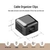 Magnetic Cable Organizer and Clip for Desktop Management