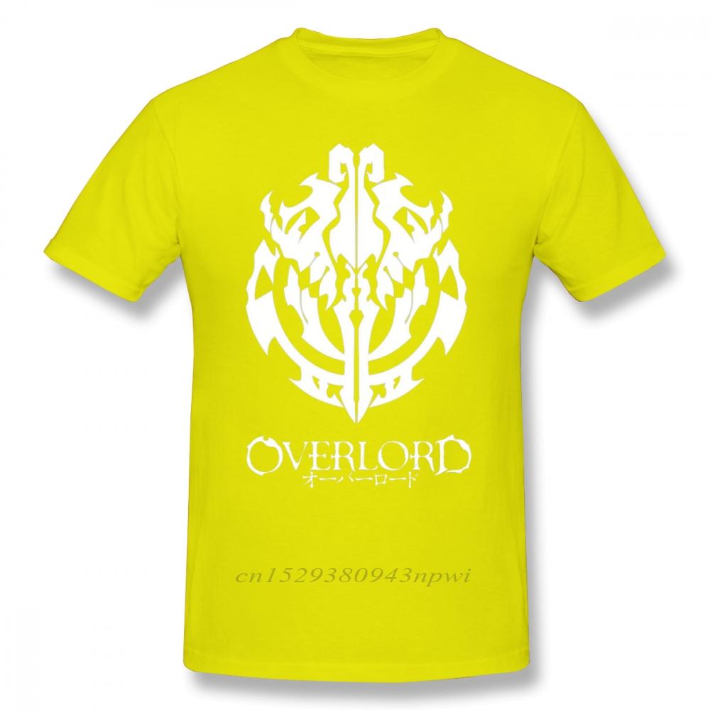 Overlord T-Shirt Overlord Anime Gildenemblem Ainz Ooal Gown T-Shirt Grafisches Kurzarm-T-Shirt Herren Übergröße T-Shirt