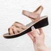 New Women's Sandals Summer Flat Bottom Soft-soled Beach Sandals Mother Shoes