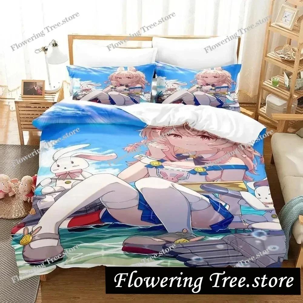 Kawaii Pipkin Pippa Bedding Set Single Twin Full Queen King Size Bed Set Adult Kid Bedroom Duvet Cover Sets Anime Bed Sheet Set