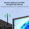 AX300 WIFI6 USB Wireless Adapter 2.4Hz Encryption Dongle Receiver Driver Free 802.11AX Network Card for Win7/10/11 PC/Laptop