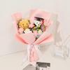 OJW Doctor Bear Graduation Sunflower Knitted Bouquet