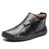 Fashion New Fashion Men Boots High Quality Split Leather Ankle Snow Boots Shoes Warm Fur Plush Winter Shoes Plus Size 38-48