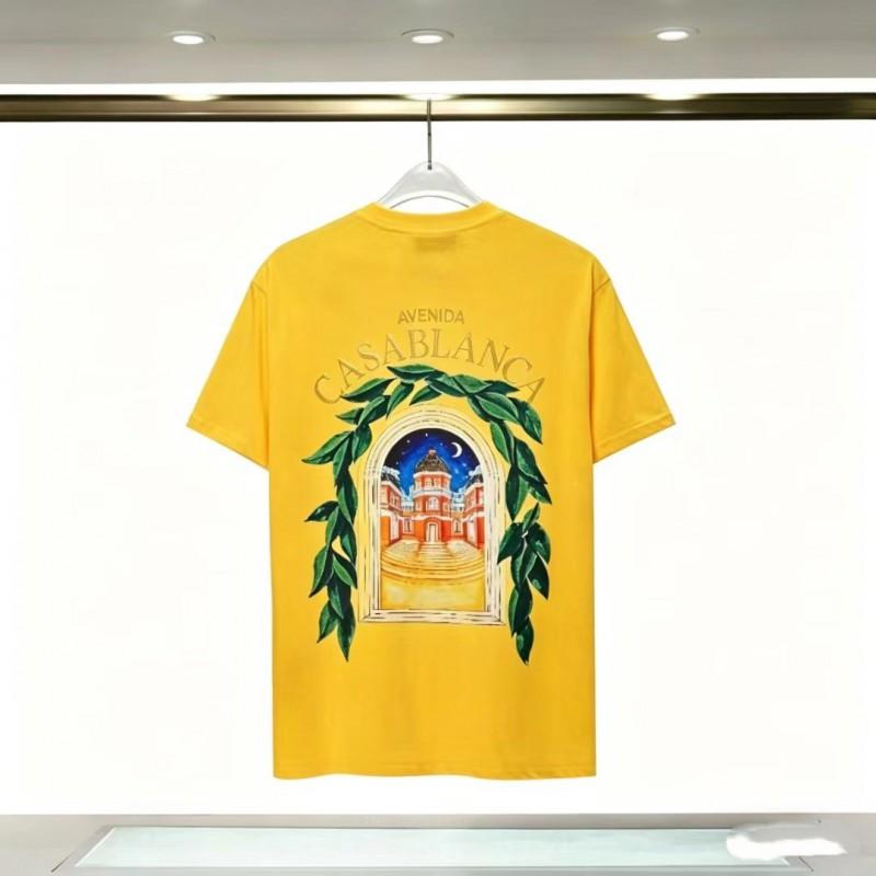 Unisex Cotton T-Shirt With Digital Print Letter Loose Fit Casual Wear