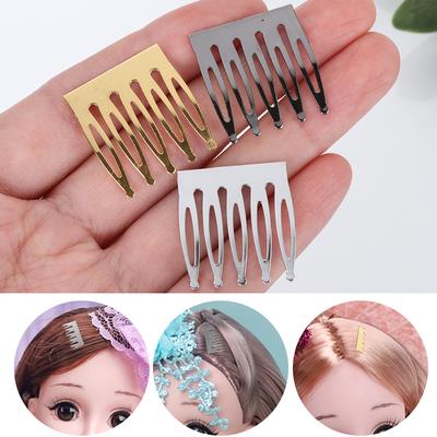 Mini Decoration Accessories Dolls Head Clip DIY Doll Hairpin Headwear Headdress Toys Hair Comb