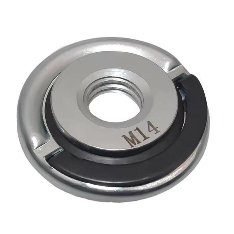 M14 Thread Angle Grinder Self-locking Pressing Plate Angle Grinder Quick Release Flange Nut Clamping Power Chuck Tools Parts