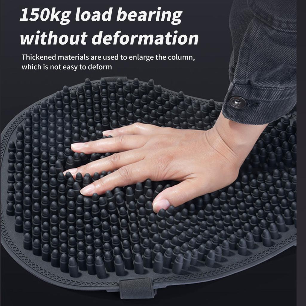 Motorcycle Silicon Seat Cushion,Ergonomic Cushion ,Pressure Relief Ride for Riding To Relieve