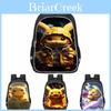 Pikachu Large Capacity Lightweight 3d Oxford Cloth Kids Backpack For School Education
