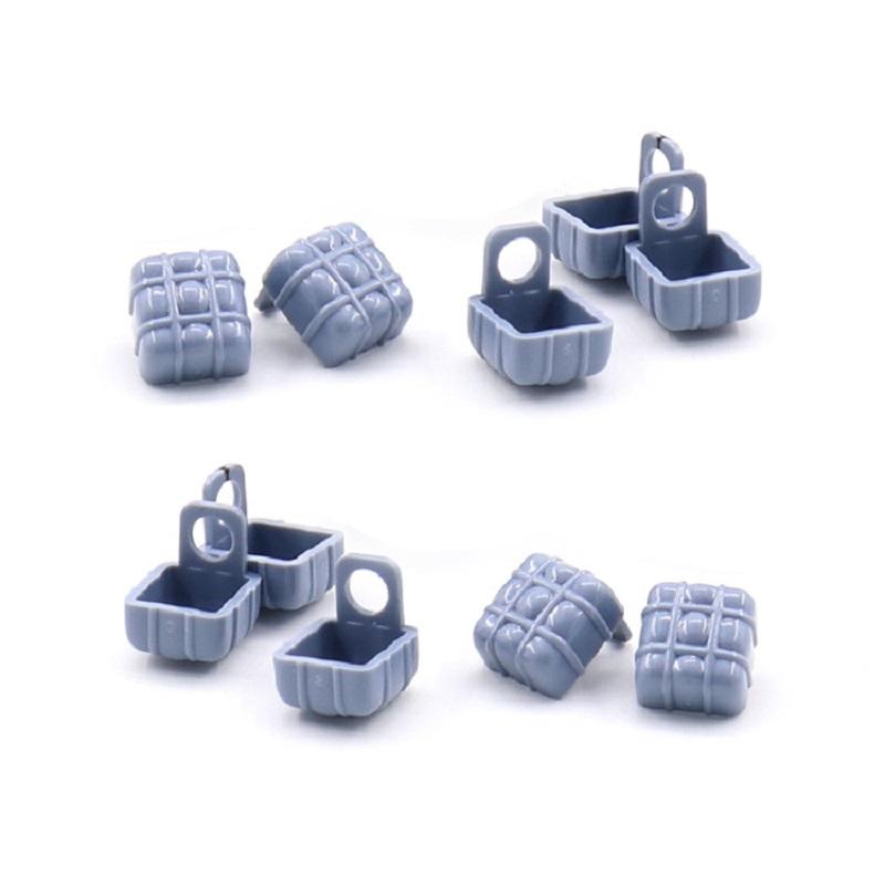 MOC 10PCS War Military Backpack Building Blocks Kit Bag Compatible Figures Bricks Particle Idea Toy Children Birthday Kids Gifts
