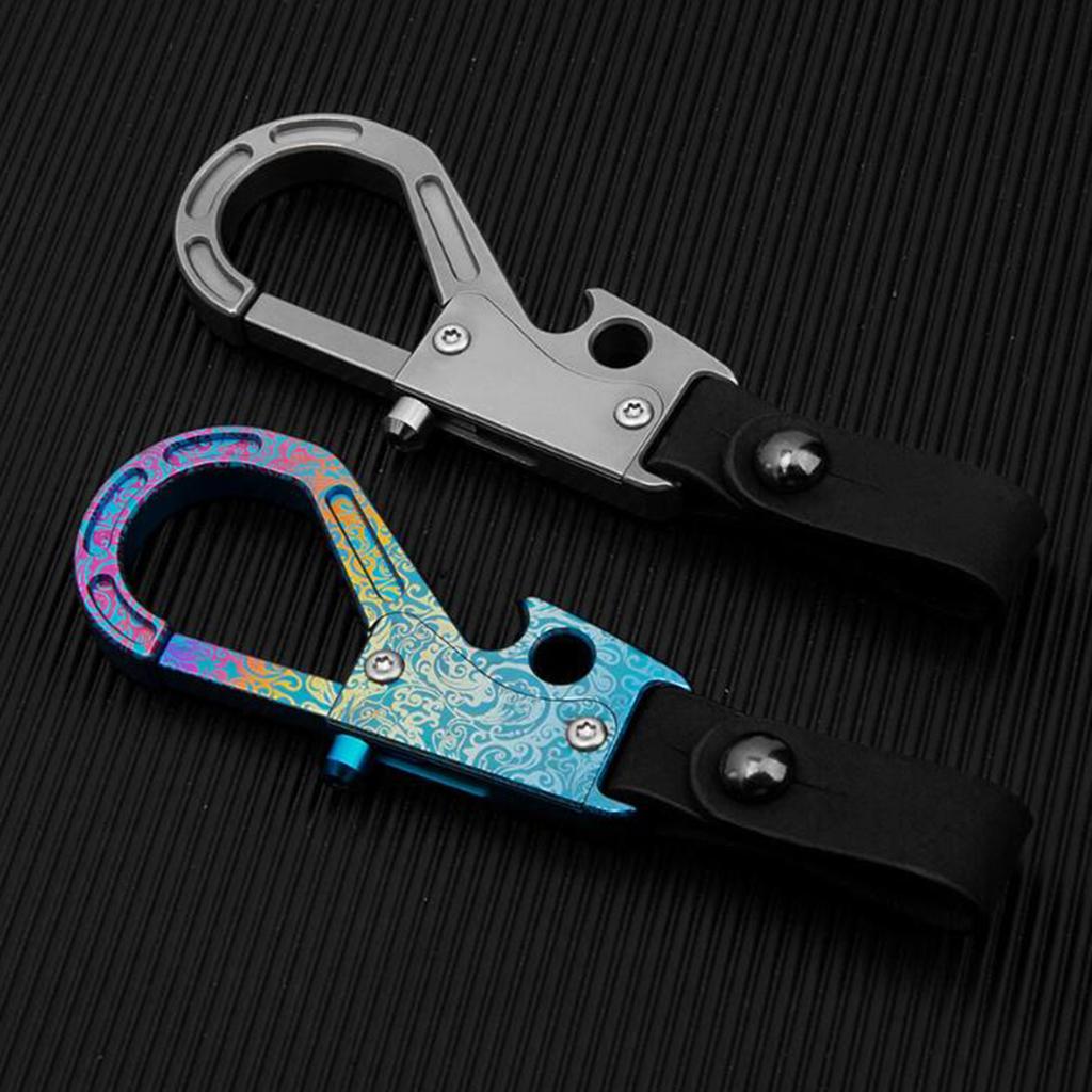 Small Heavy Type Keychains Clip Prevent Loss Quickly Release Keychains for Outdoor Activity