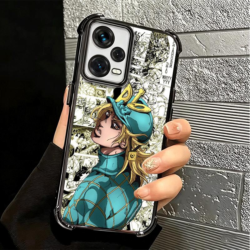 JoJo Adventure Dio Diego Brando Soft Phone Case For Xiaomi Redmi Note 14 15 Pro Plus 13 12 11S 11T 5G 10 9S 9 Plating Anti-Fall