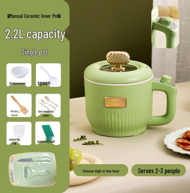 Mini aragaz electric: Oală Crock-Pot Multifuncțională, Fierbător de Orez Inteligent, Aparat pentru Terci, Oală pentru Supă, Perfectă pentru Cămine