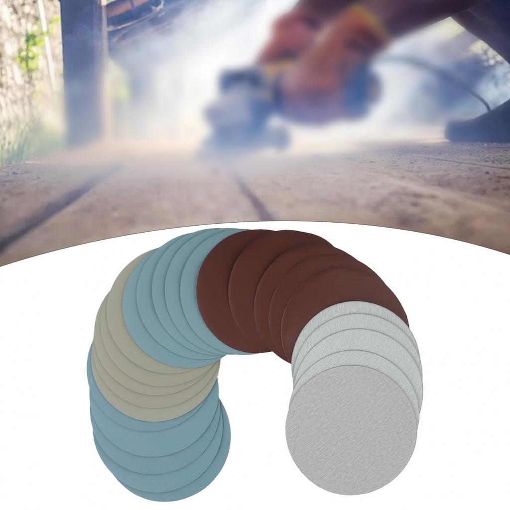 25pcs Sanding Disc 125mm Wet & Dry 5 Inch 1000-5000 Grits High Quality