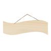 5 Pieces Unfinished Hanging Blank Wooden Plaque Blank Hanging Banners for Painting Writing DIY Supplies