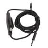 Headphone Sound Cable 3.5mm Gaming Headset Aux Cord with Inline Mic Mute Volume Control for Logitech G633 G933 G935 G635