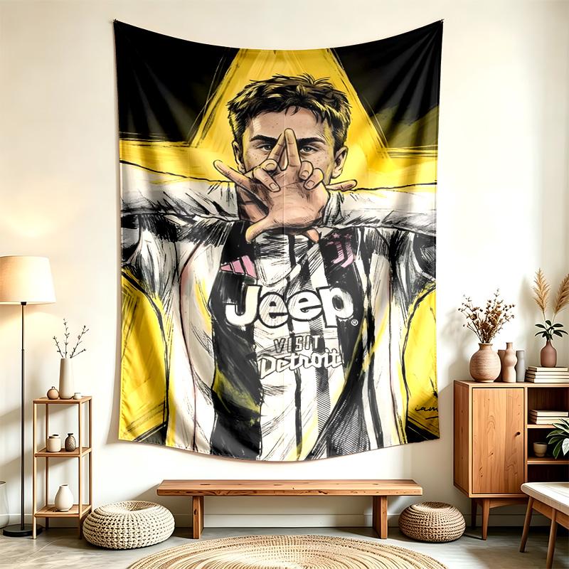Juventus FC (5) Tapestry Suitable For Decorating Homes Dorms And Bedrooms Soft To The Touch And A Perfect Gift For Friends And Family